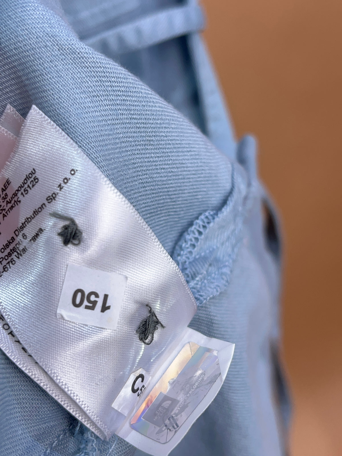 Y2k The North Face 'TNF' Baby Blue Skater Dress - S