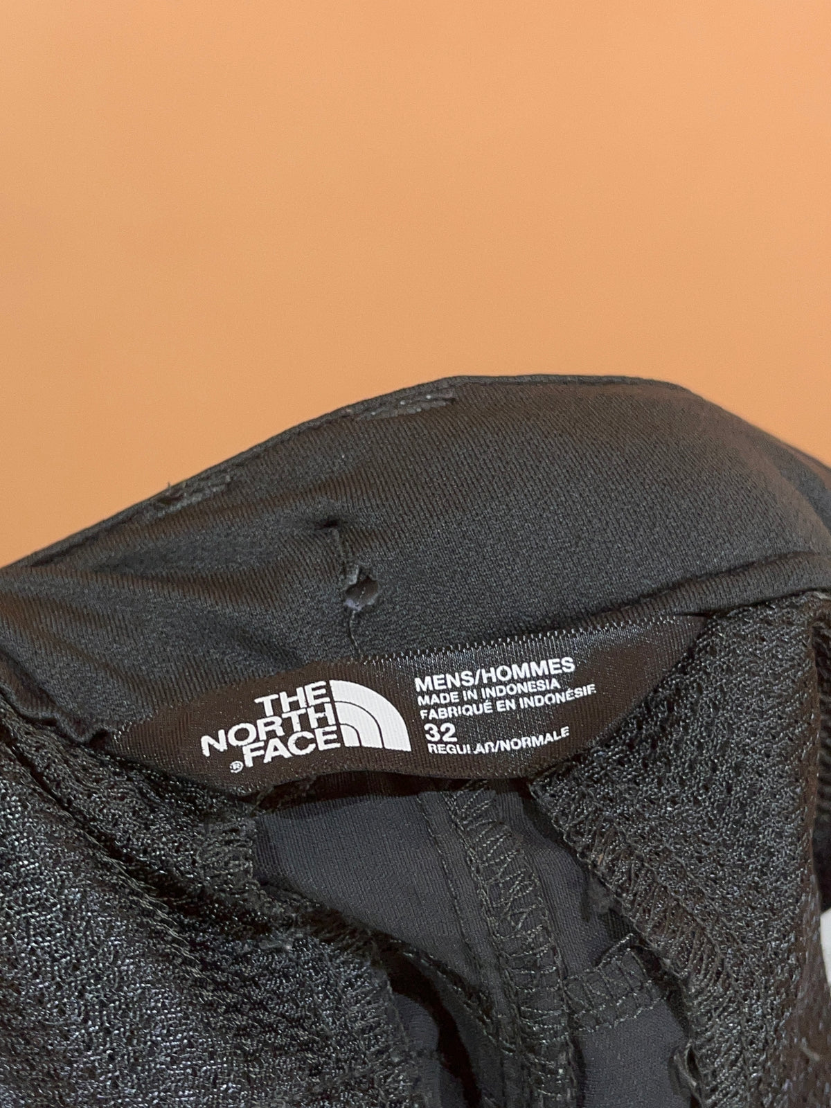 Y2k The North Face 'TNF' Black Ripstop Hiker Shorts - 33"
