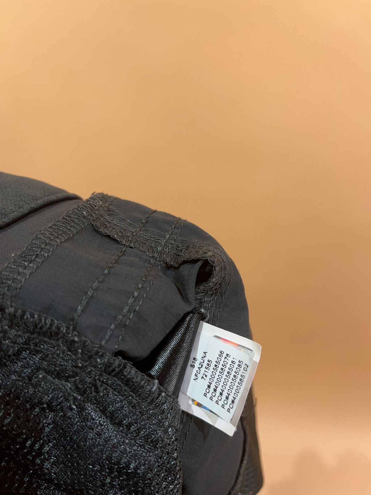 Y2k The North Face 'TNF' Black Ripstop Hiker Shorts - 33"