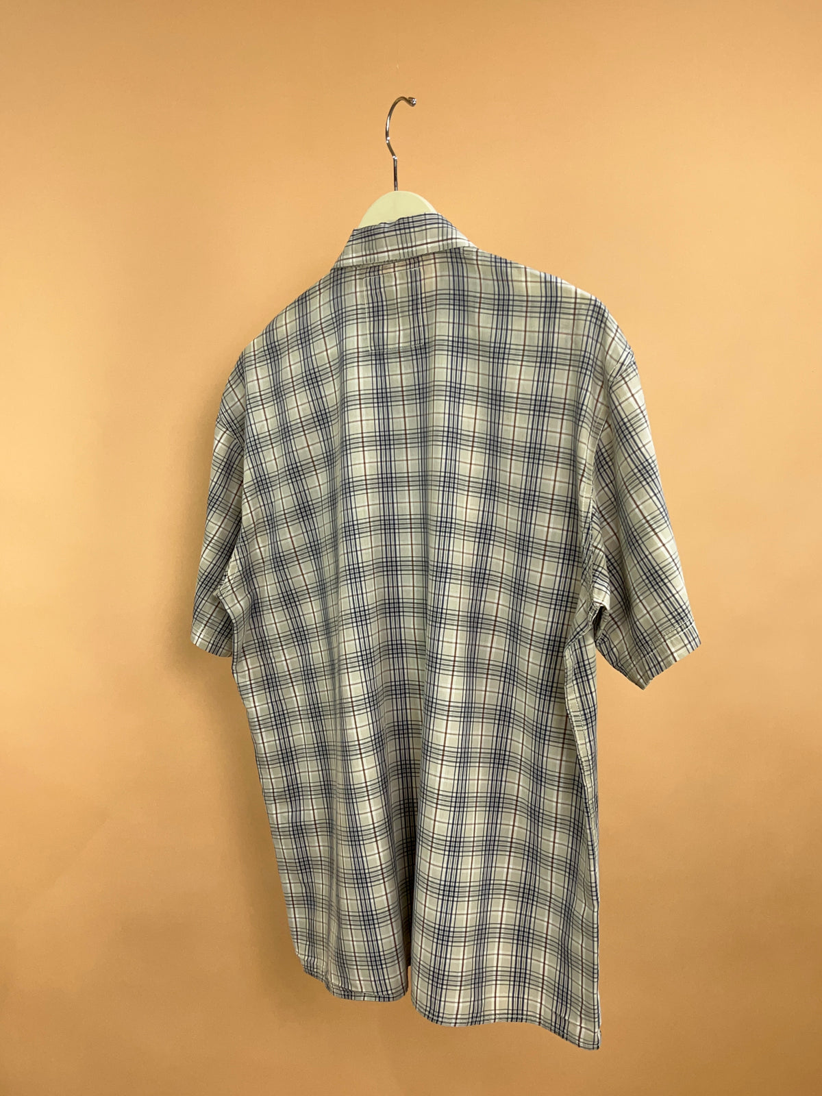 Y2k Dickies 'Ft Worth TX' Plaid Lightweight 'Work' Shirt - L