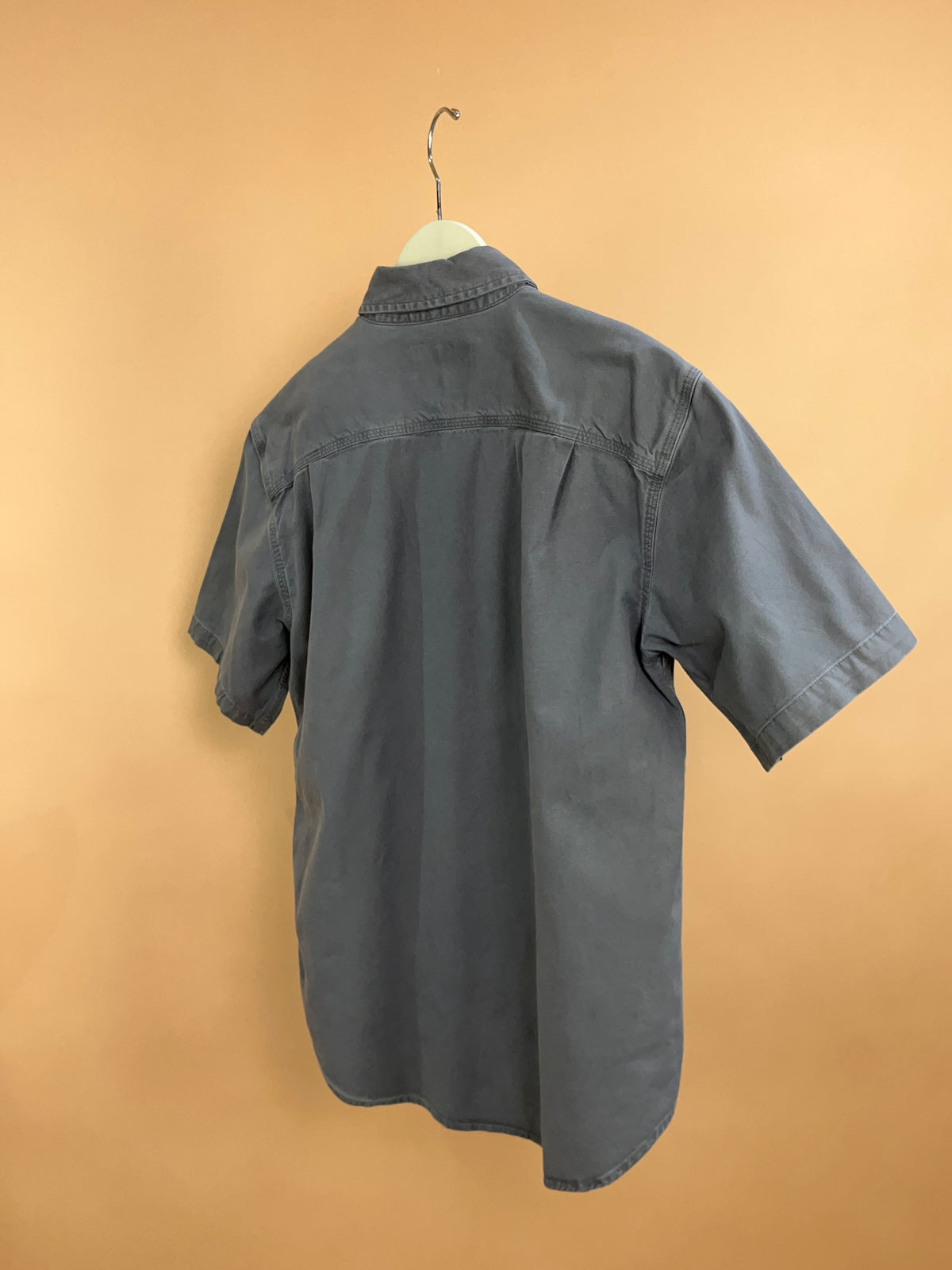 Y2k Carhartt Relaxed Fit Grey Mechanic Shirt - M