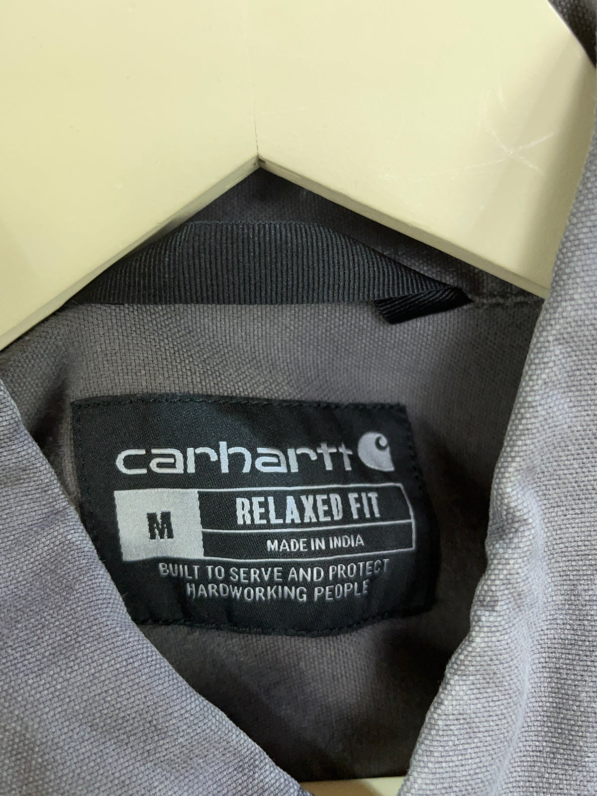 Y2k Carhartt Relaxed Fit Grey Mechanic Shirt - M