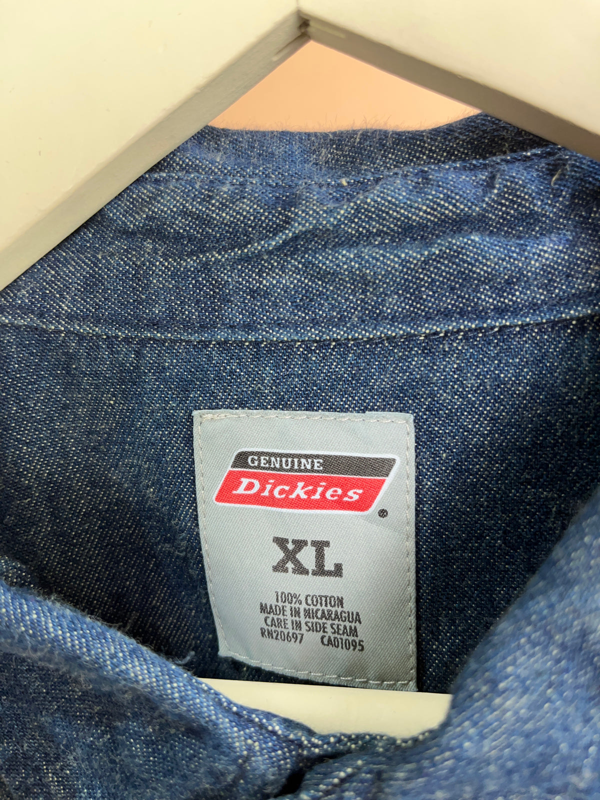 Y2K Dickies Dark Wash Shirt - XL