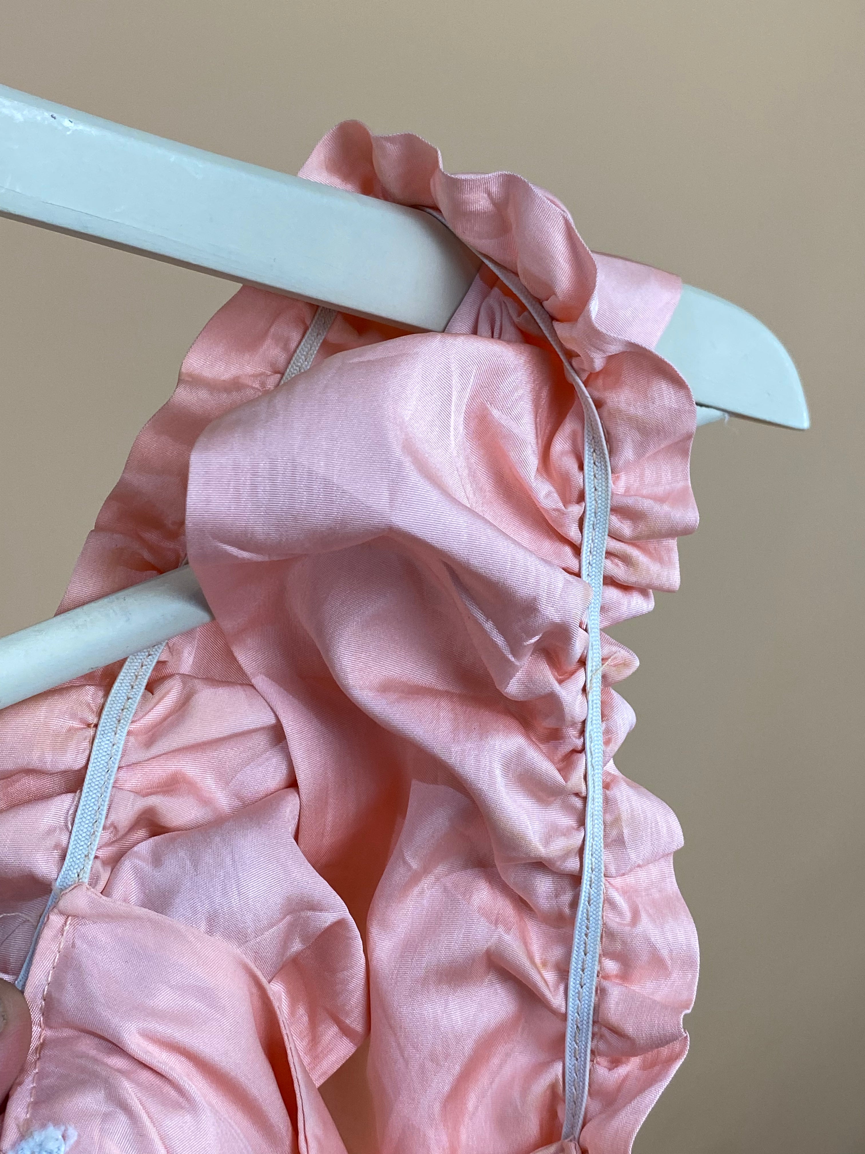 1960s Soft Pink Handmade Dress - 8