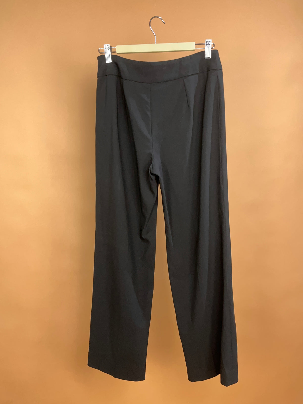 1990's Armani Collezioni Black Wide-Leg Trouser - 29"