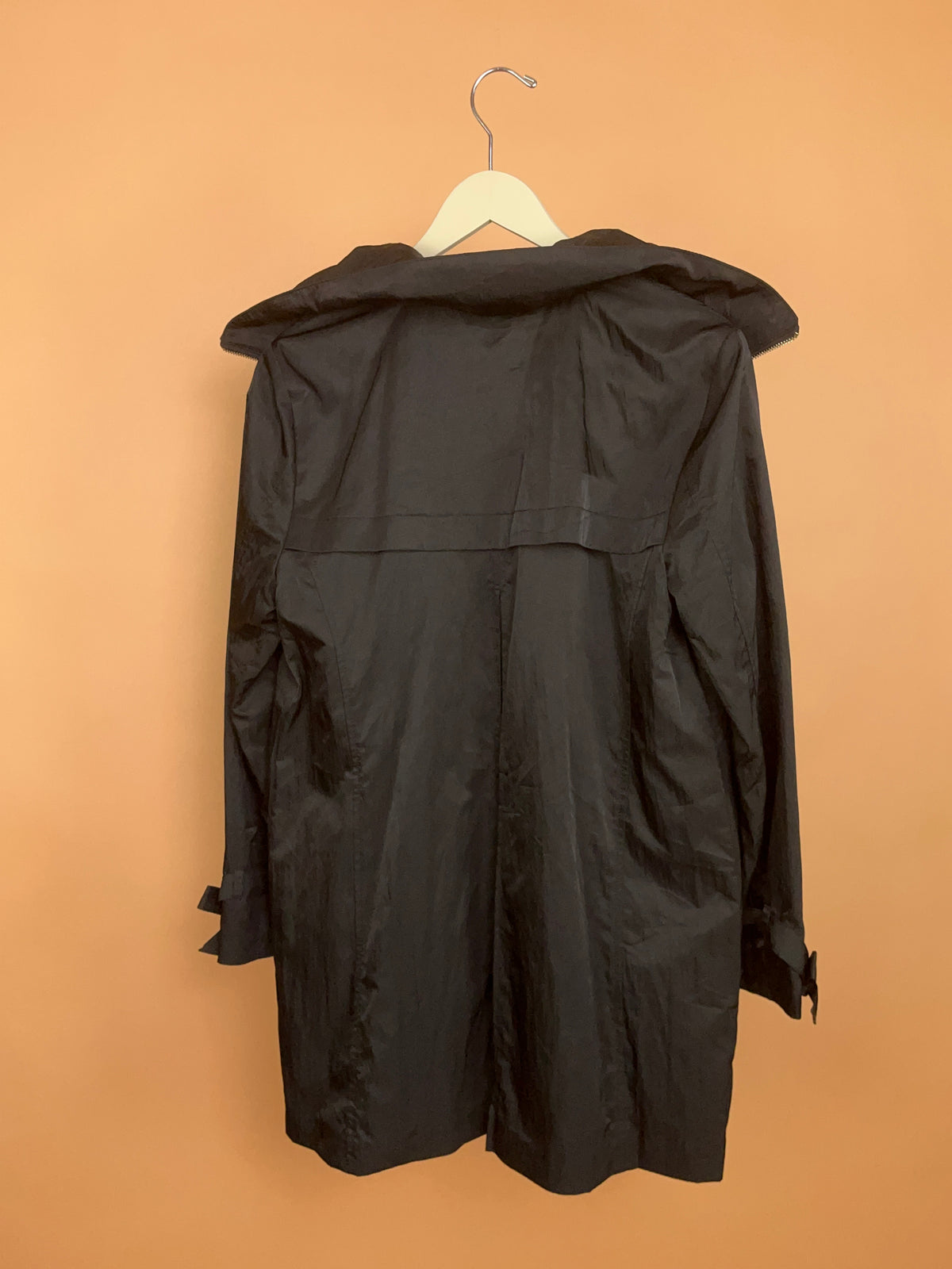Y2K Karl Lagerfeld Paris Black Hooded Zip Jacket - L