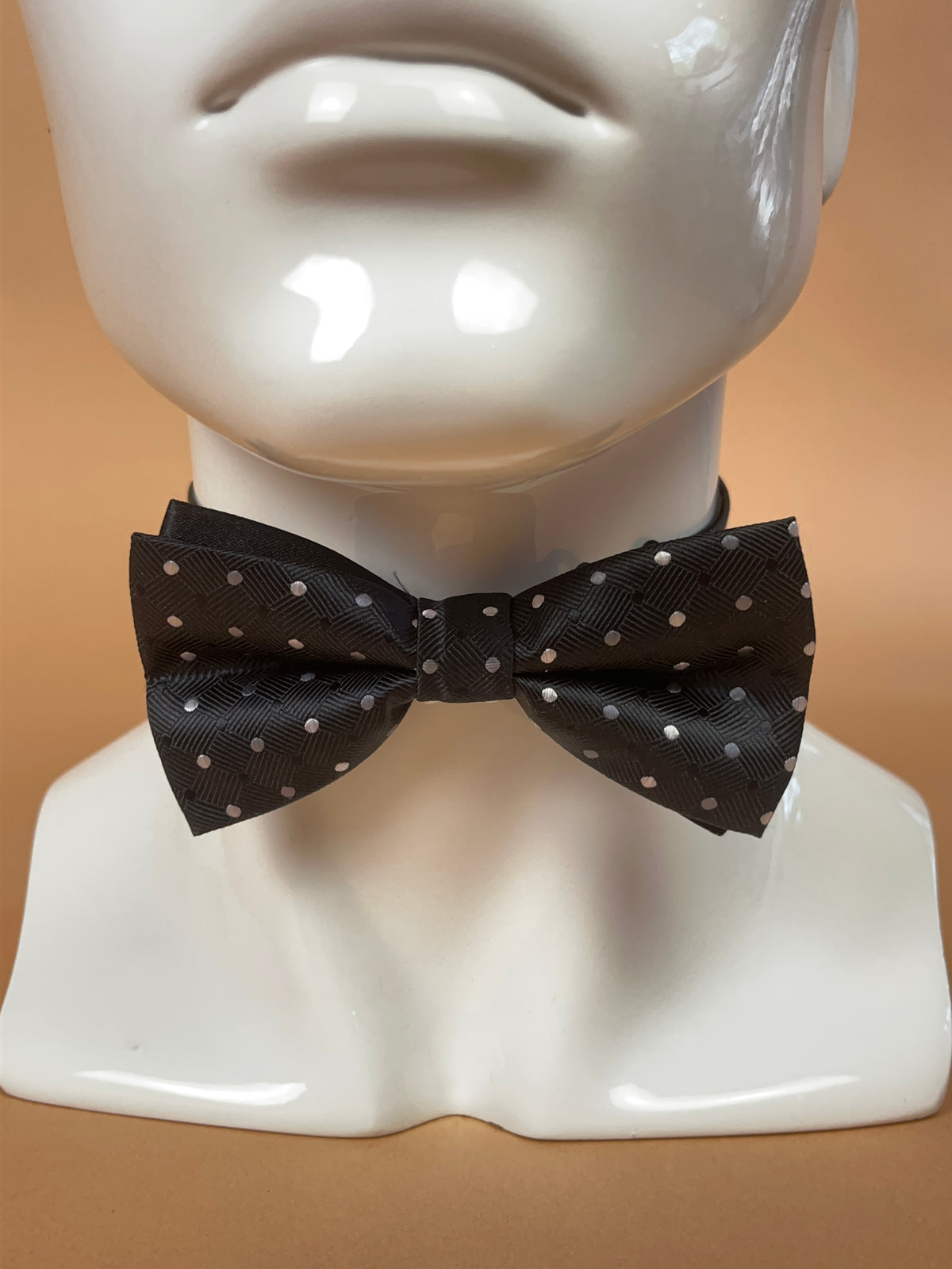Arkive Bowtie - Black/Silver Geometric Pattern