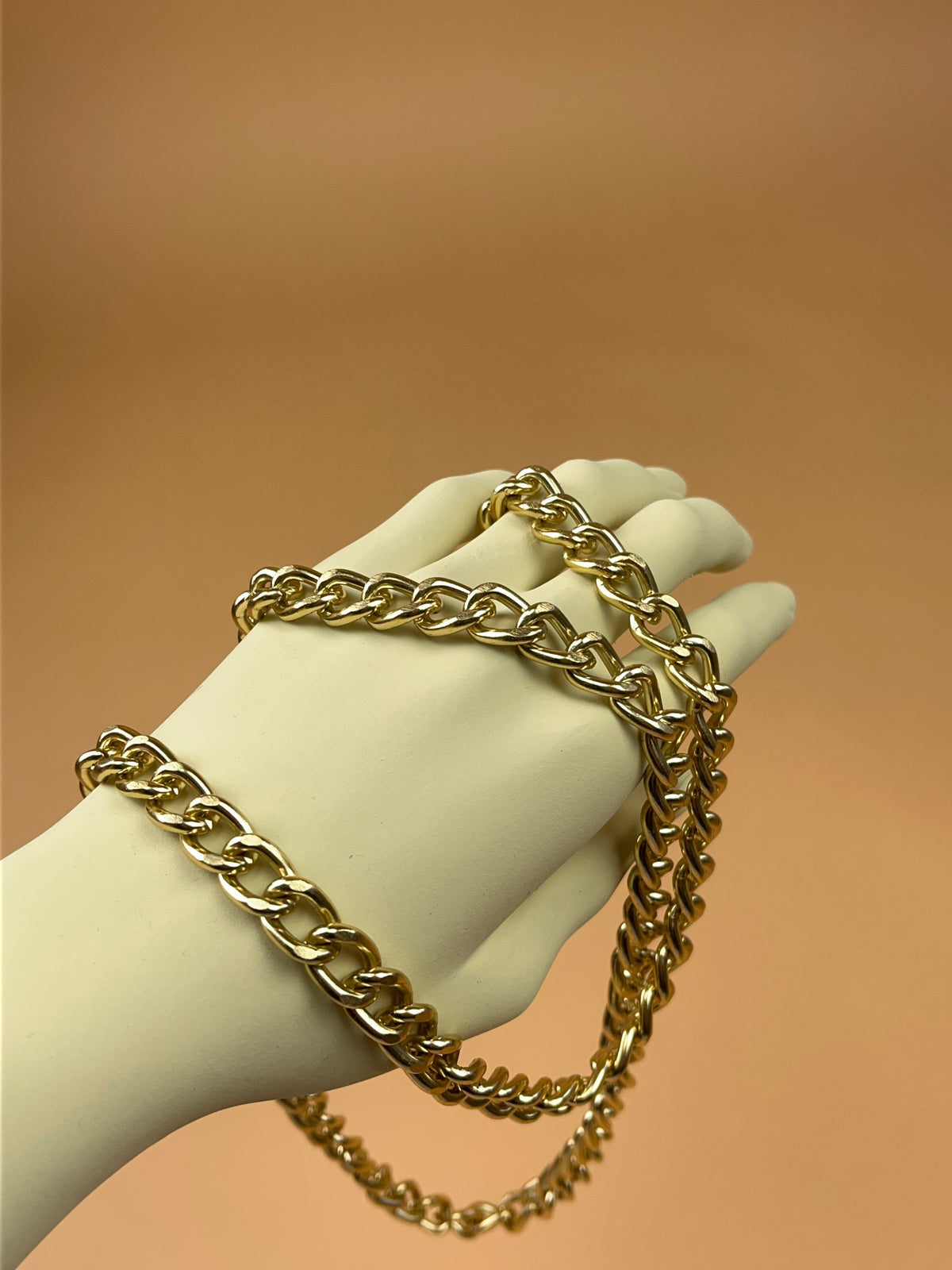 Ralph Lauren Braided Gold Toned Chain