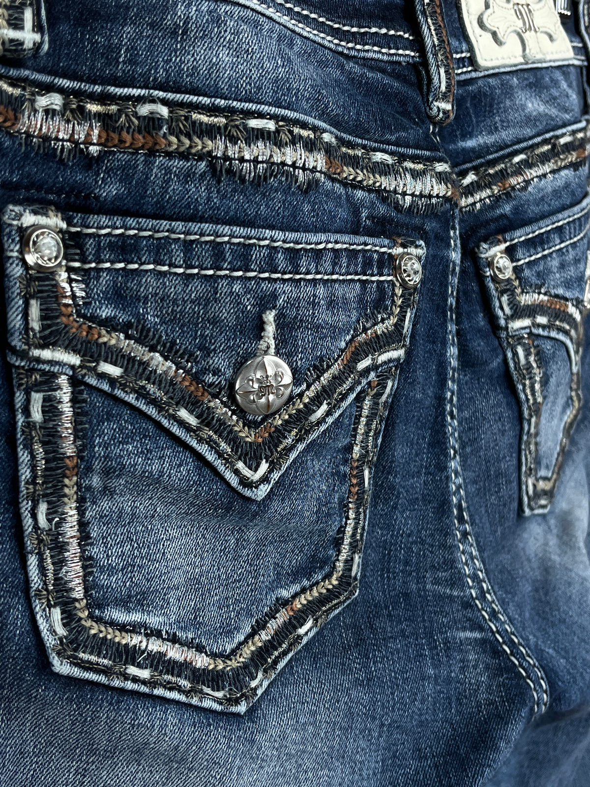 Y2K Miss Me Medium Wash Distressed Jeans