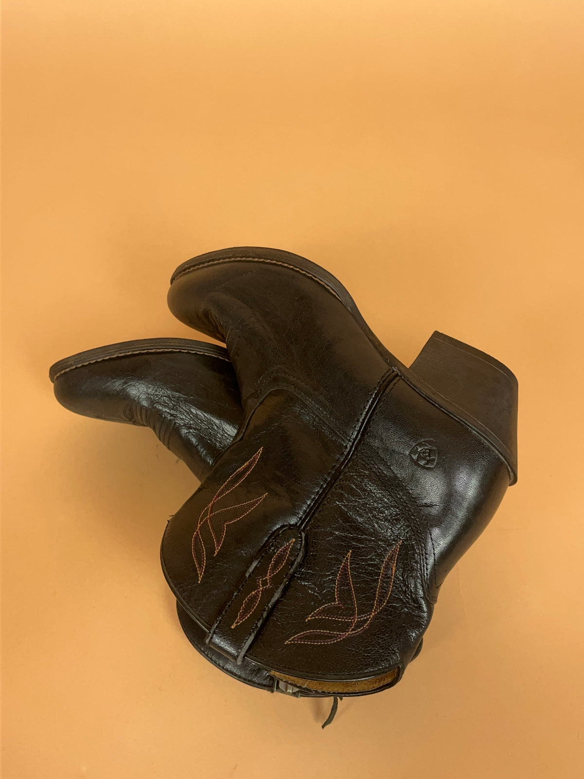Y2K Ariat Leather Western Ankle Boots - AU 7 Womens