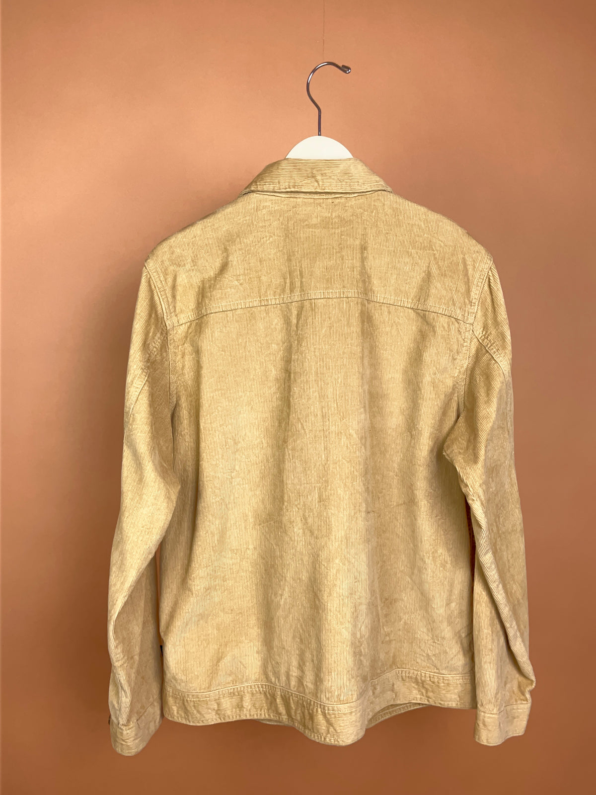 Y2K Vans Sandy Tan Corduroy Chore Jacket - M