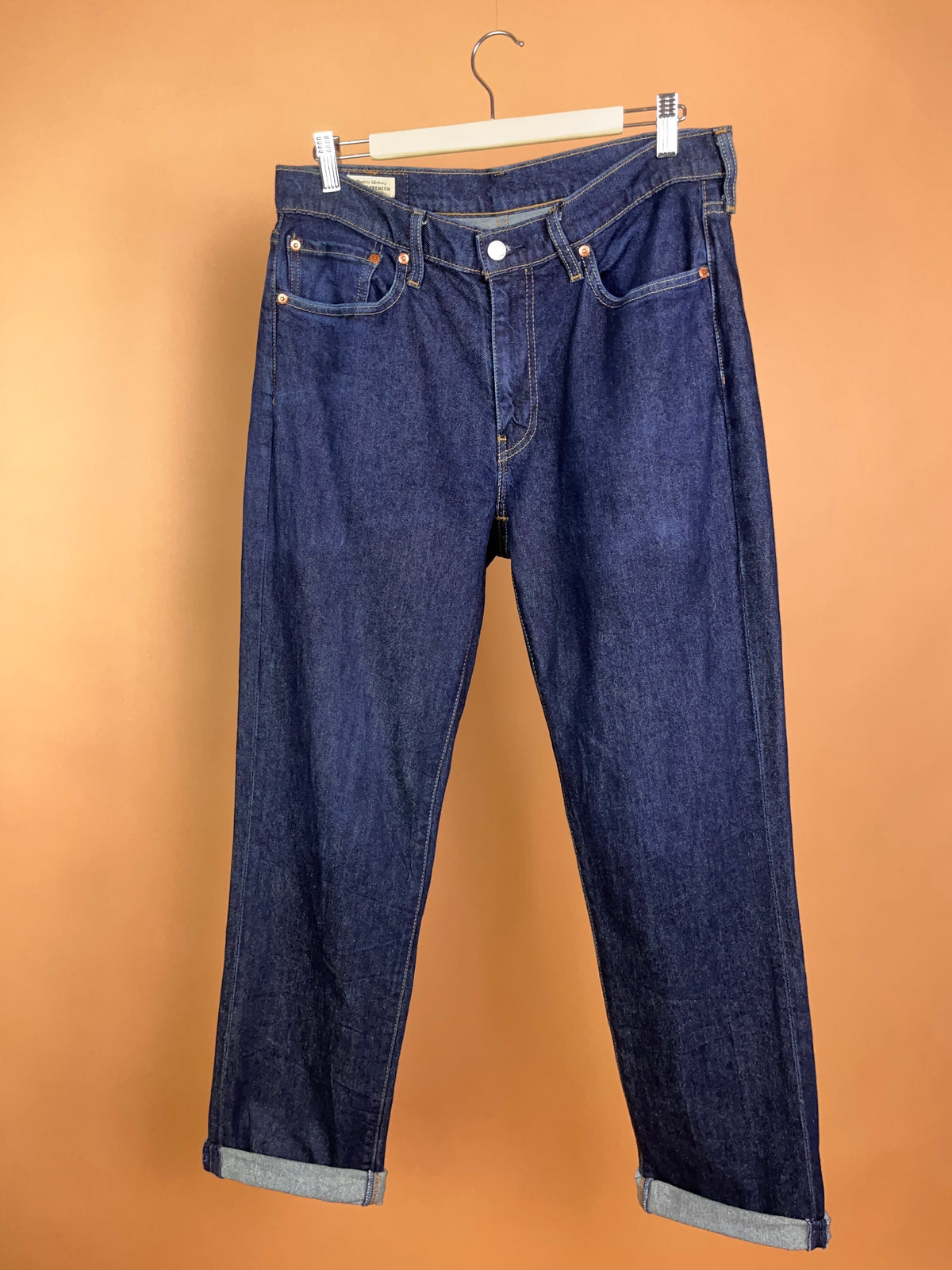 2000s Levi's Dark Wash Denim Jeans - 34" Mens