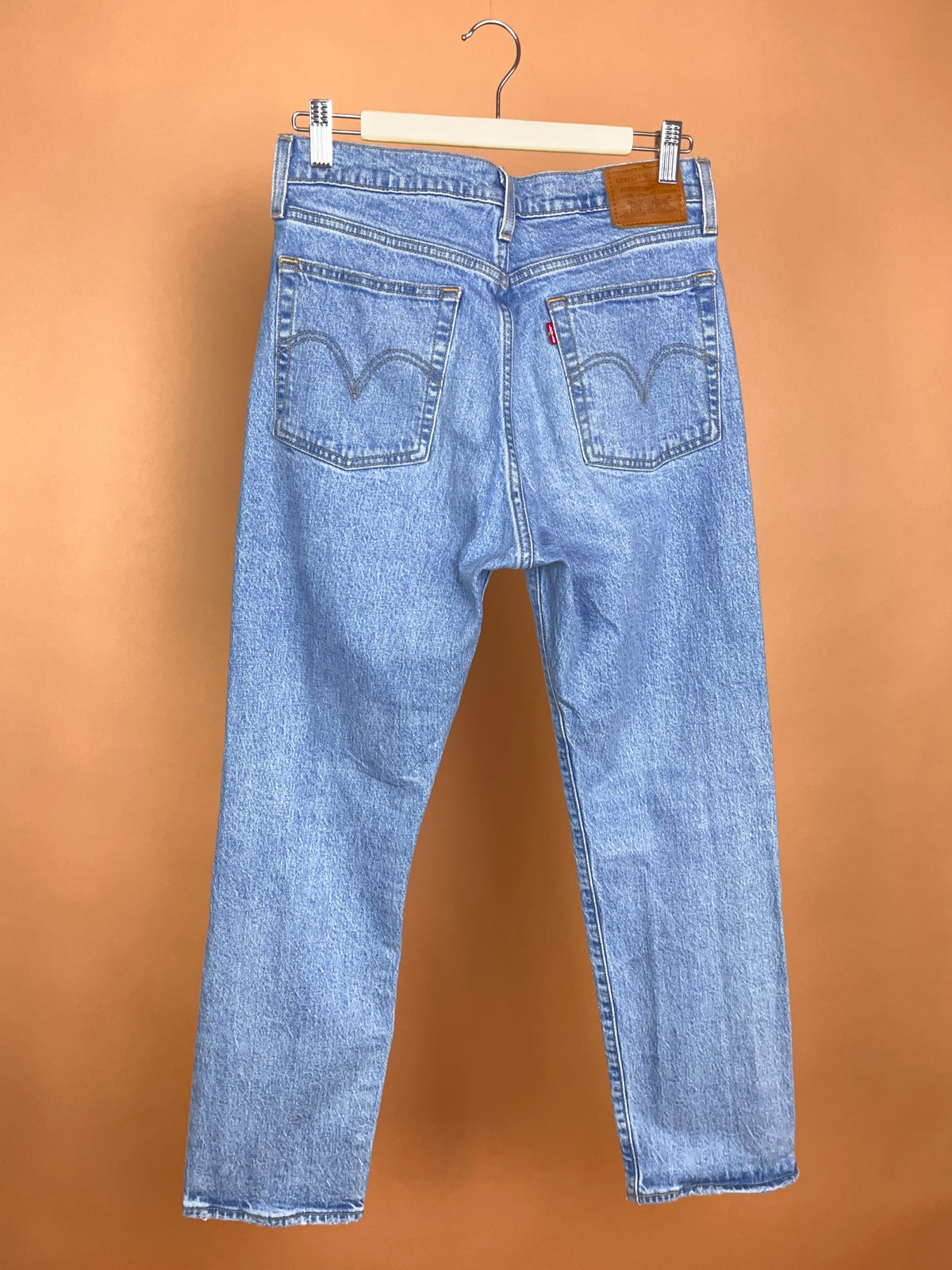 Levi's 501 Light Wash Straight Leg Jeans - 29"