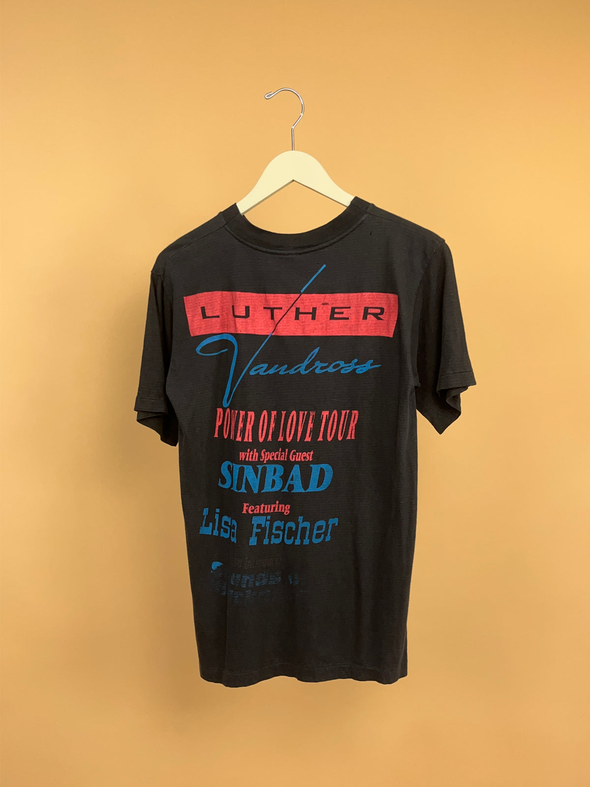 Rare 1991-1992 Luther Vandross Power of Love Tour T-Shirt - M