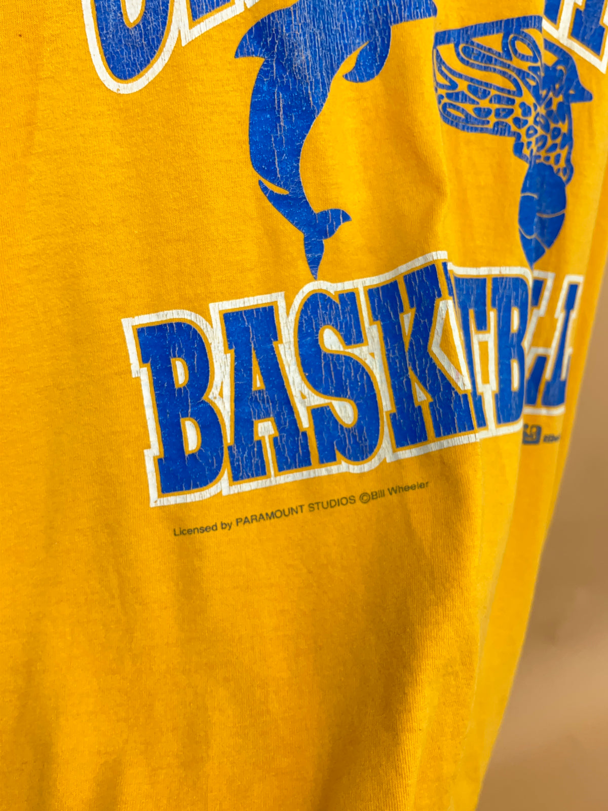 1990s Western University Dolphins Basketball T-Shirt - L