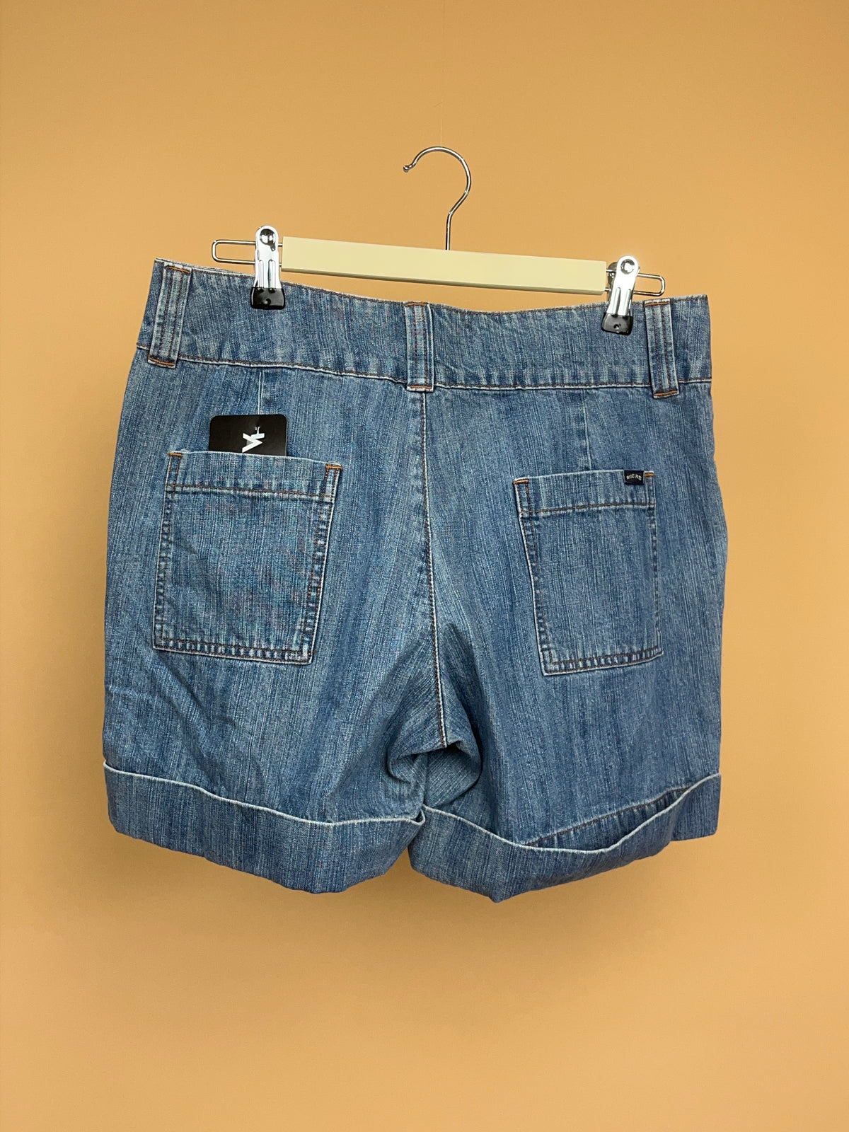 Y2K Riders Light Wash Denim Shorts