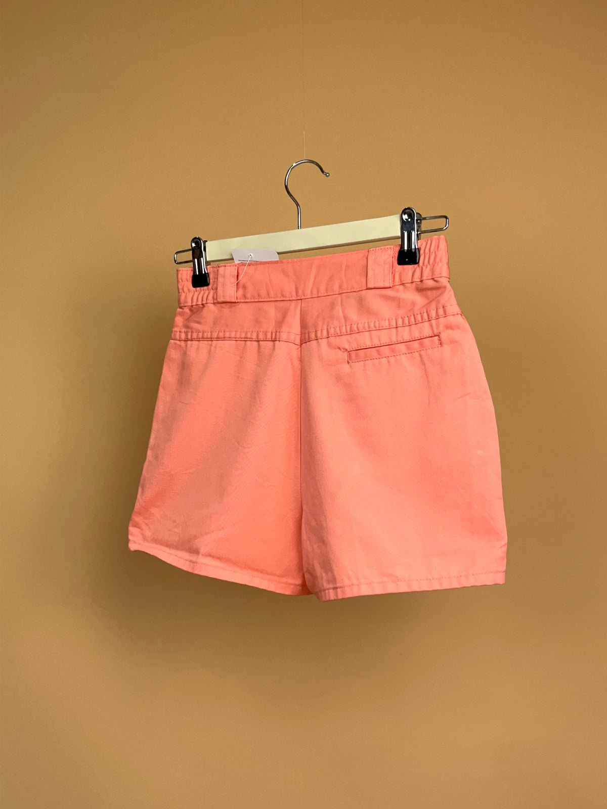 1980s High Waisted Salmon Shorts