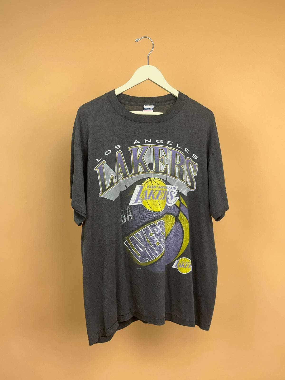 Vintage True Fan 1990s LA Lakers T-Shirt - XL