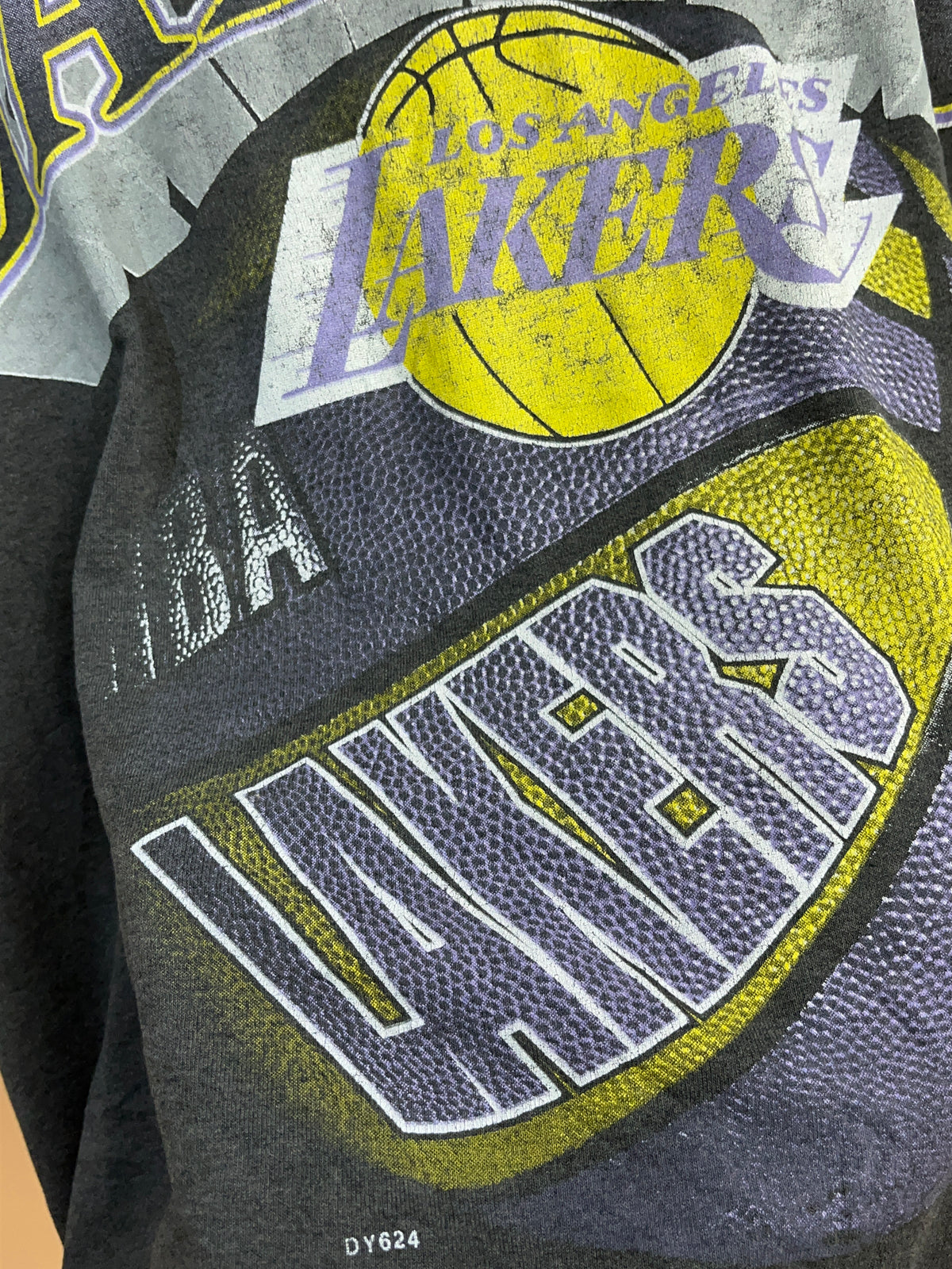 Vintage True Fan 1990s LA Lakers T-Shirt - XL