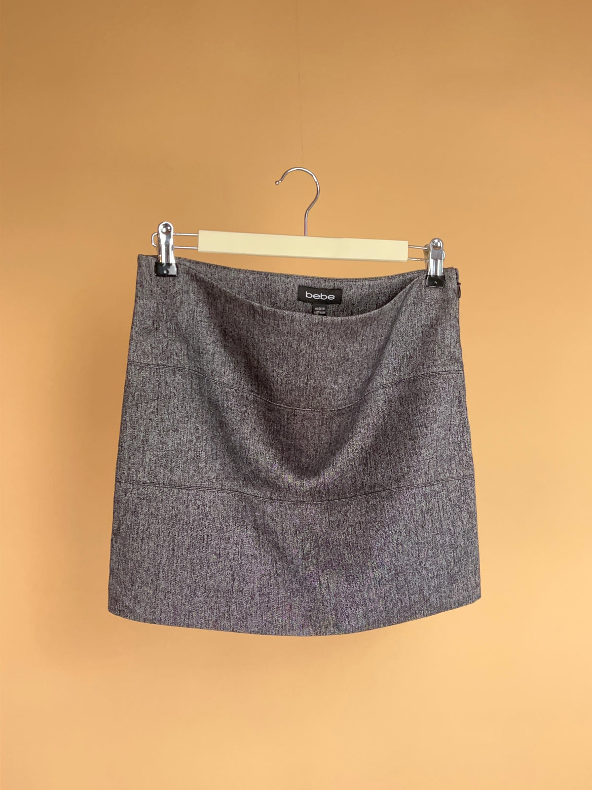 Y2K Bebe Charcoal Skirt - 8