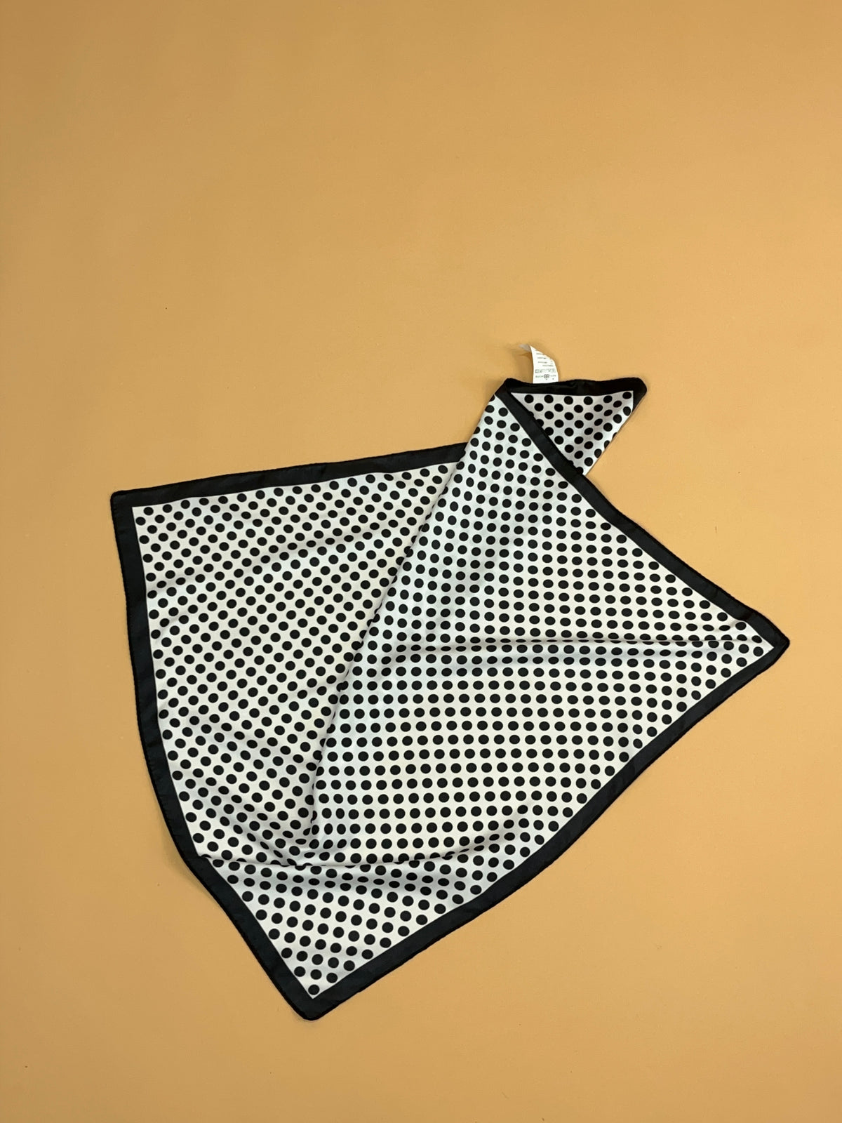 Black & White Polka Dot Scarf