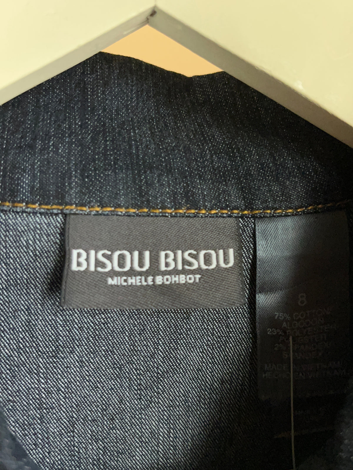 Y2K Bisou Bisou Petite Denim Jacket -S