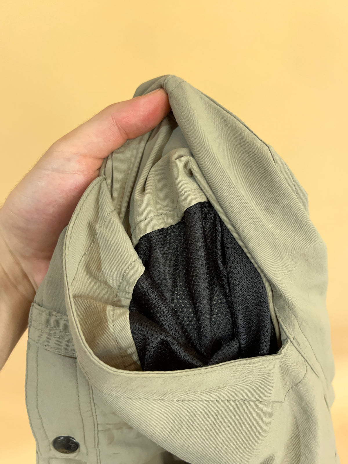 Y2K The North Face taupe nylon hiking pants — Arkive Vintage