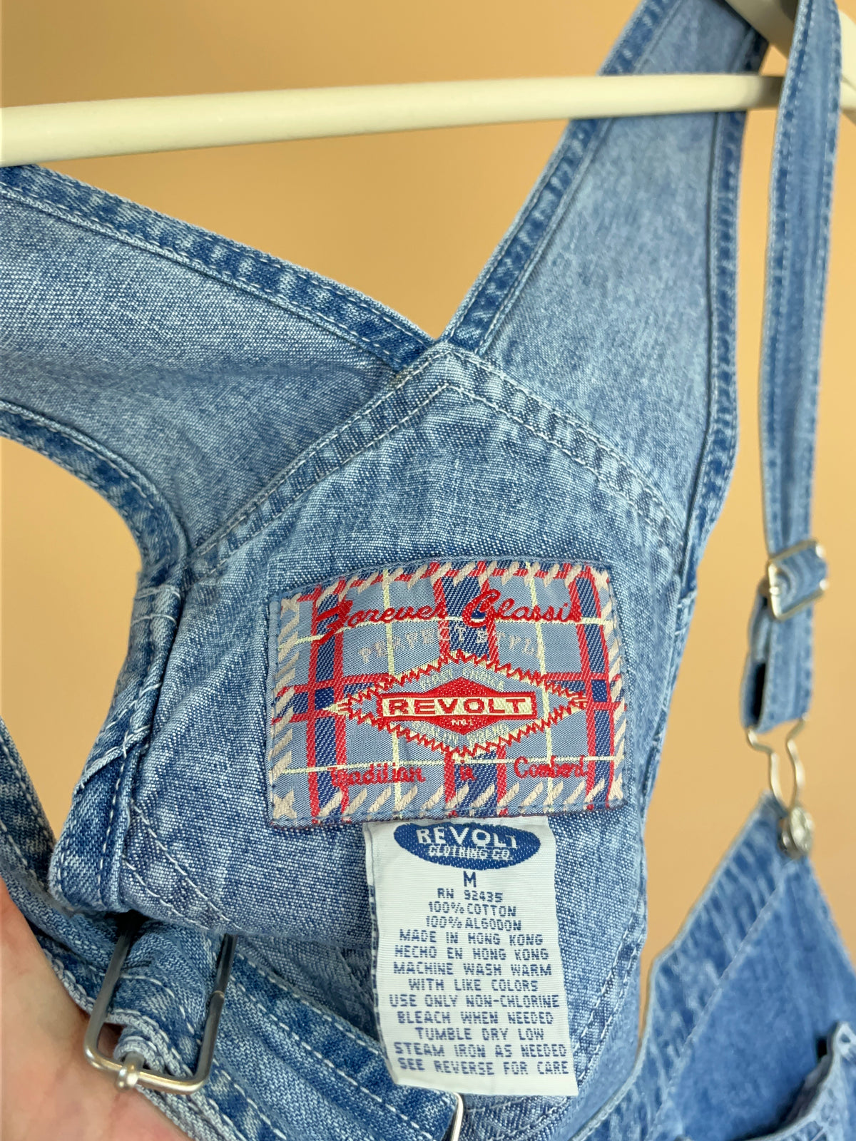 1990s Revolt Workwear Dungarees