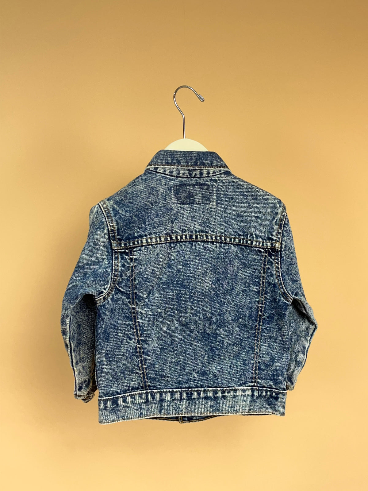 1980s Little Levi's Acid Wash Denim Jacket - 4Y