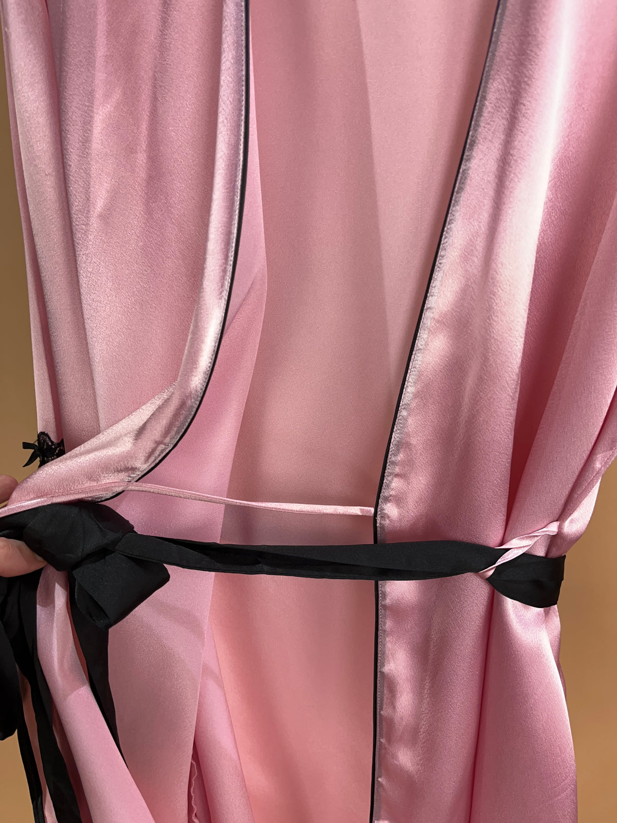 1990's Oscar de la Renta Pink Bath Robe size M