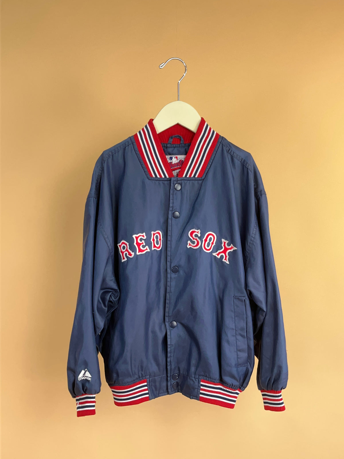 1990s Red Sox Majestic Athletic Baseball Jacket - 9Y