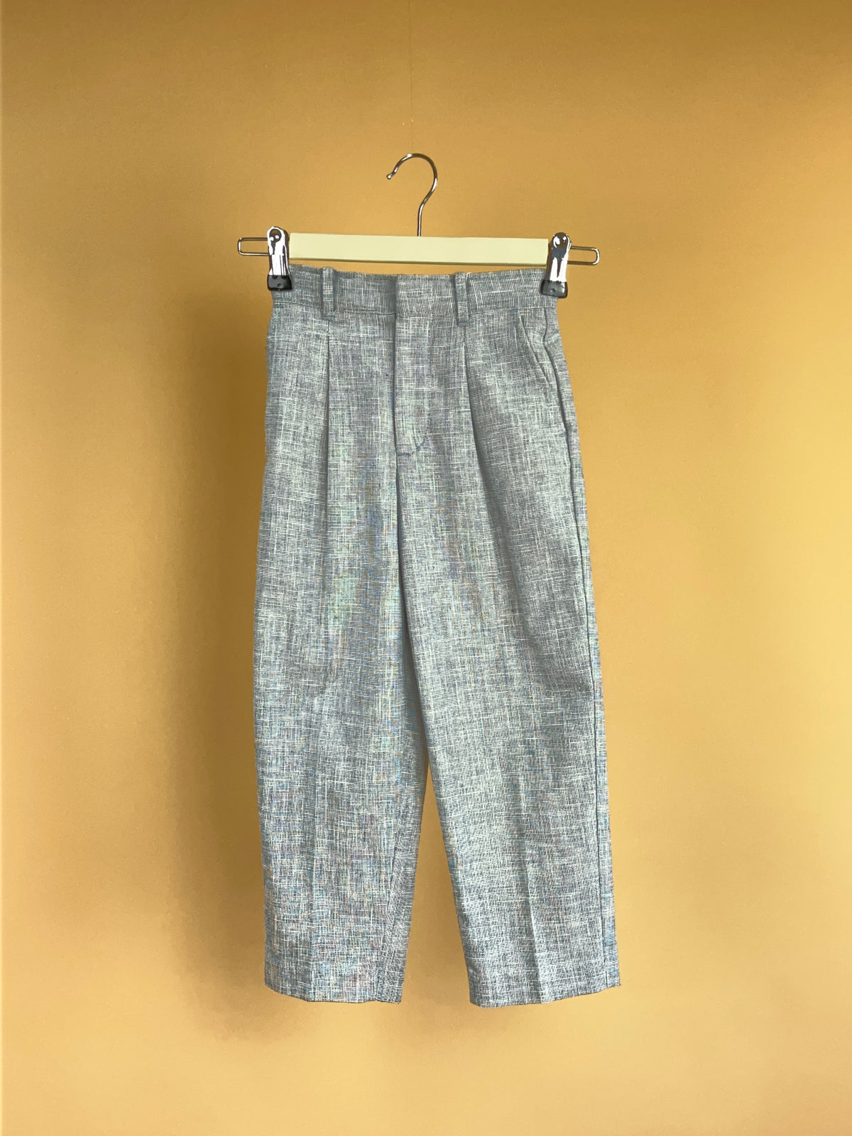 1970s True Vintage Light Grey Trousers - 4Y