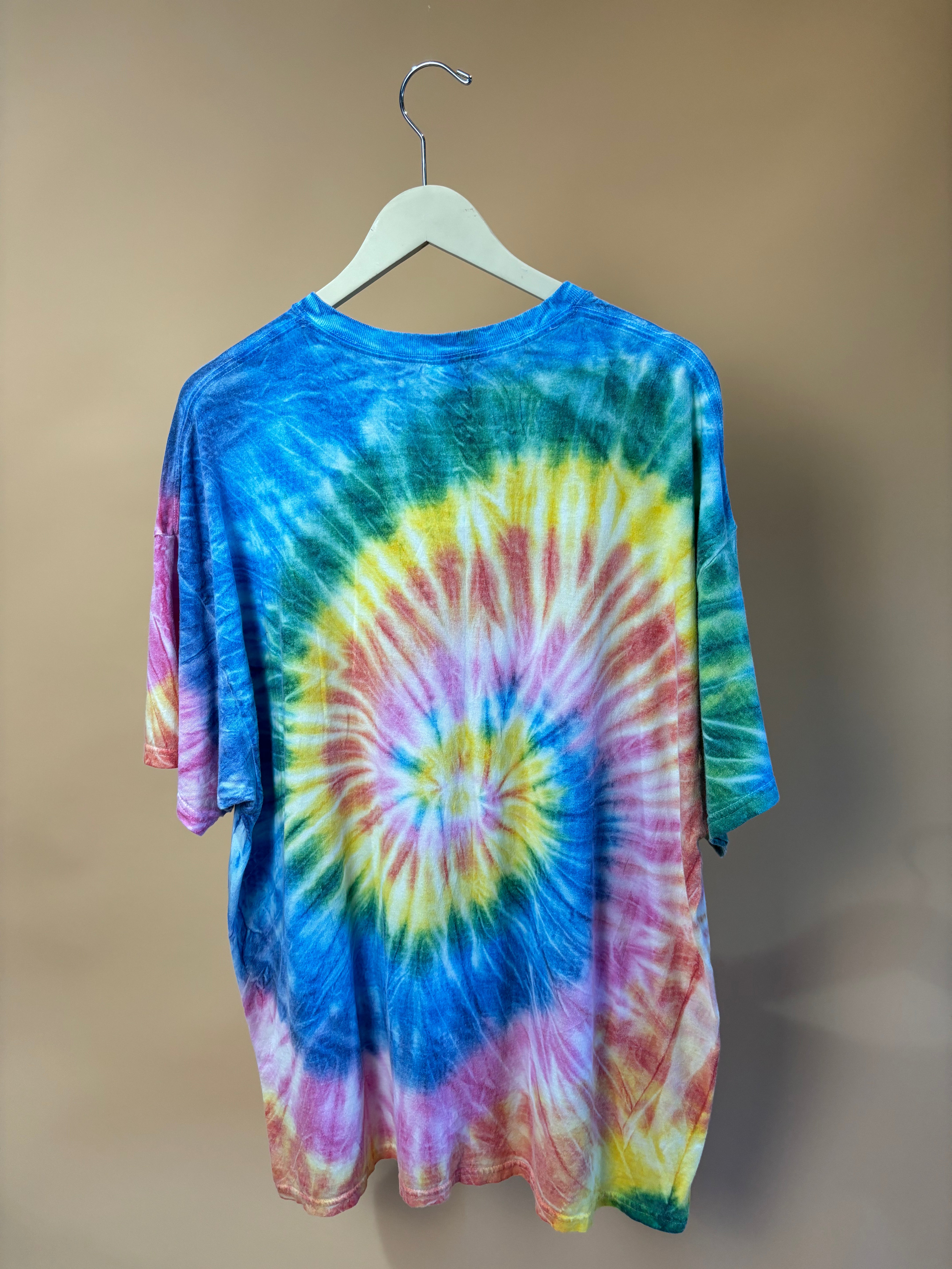 Y2K Tie Dye Graphic T-Shirt - XXL