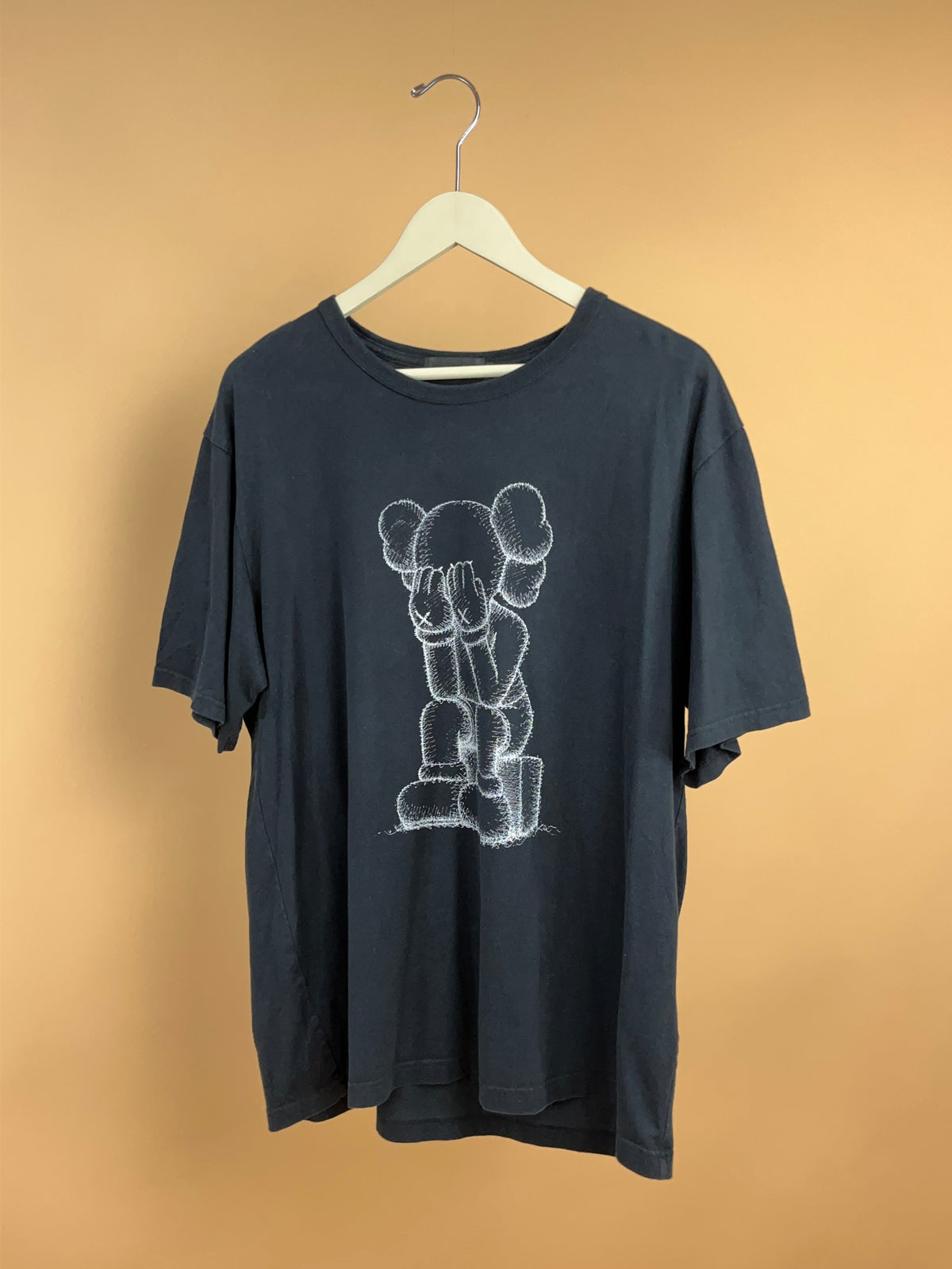 Y2K KAWS X Original Fake" Graphic T-Shirt - L