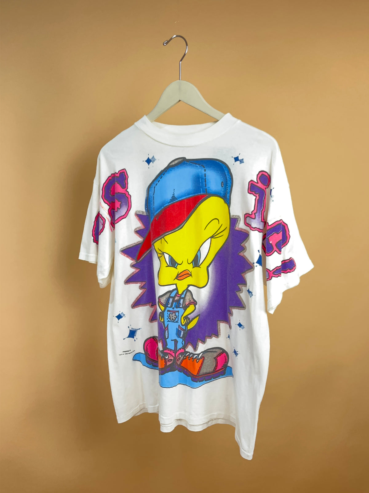 Y2K Looney Tunes Tweety Bird Graphic T-Shirt - L
