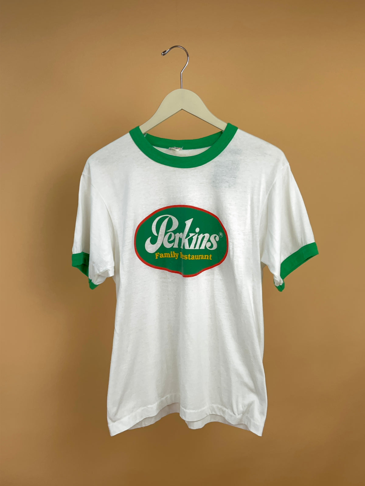 1970s Perkins Family Restaurant Graphic Retro T-Shirt - S