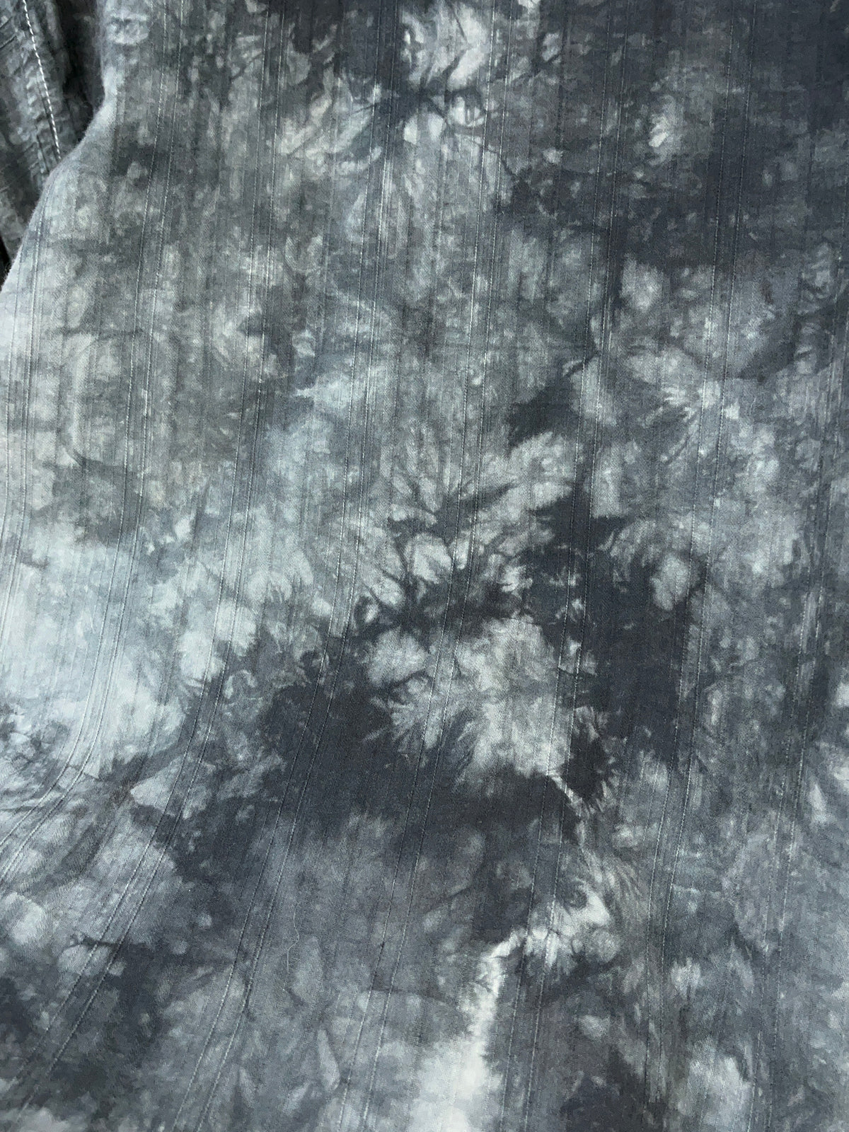 Eighty Eight marbled shirt with gothic cross appliqués — Arkive Vintage