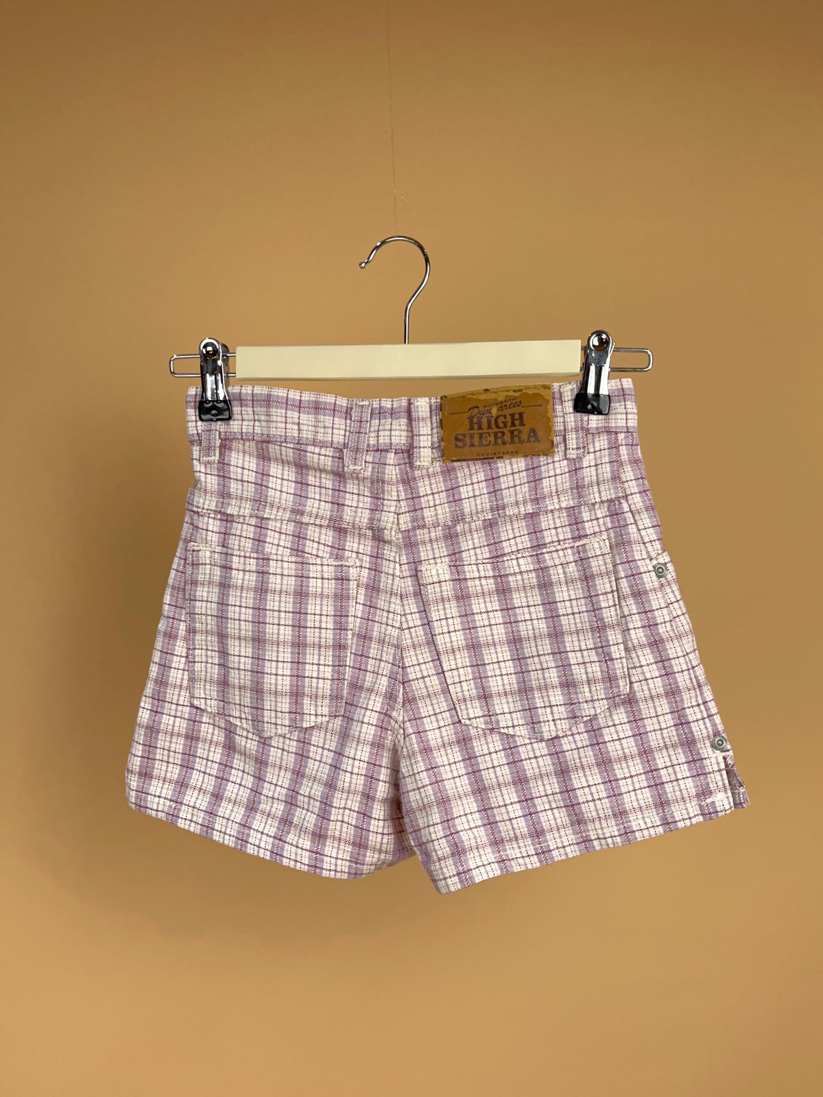 1990s Authentic Dungarees High Sierra Plaid Shorts - 8Y