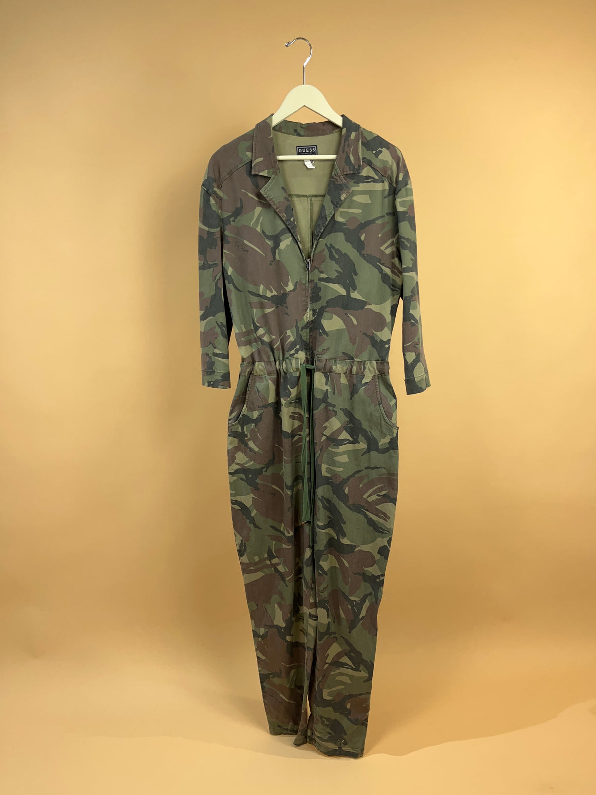 Y2K Guess Camo Utility Boiler Suit