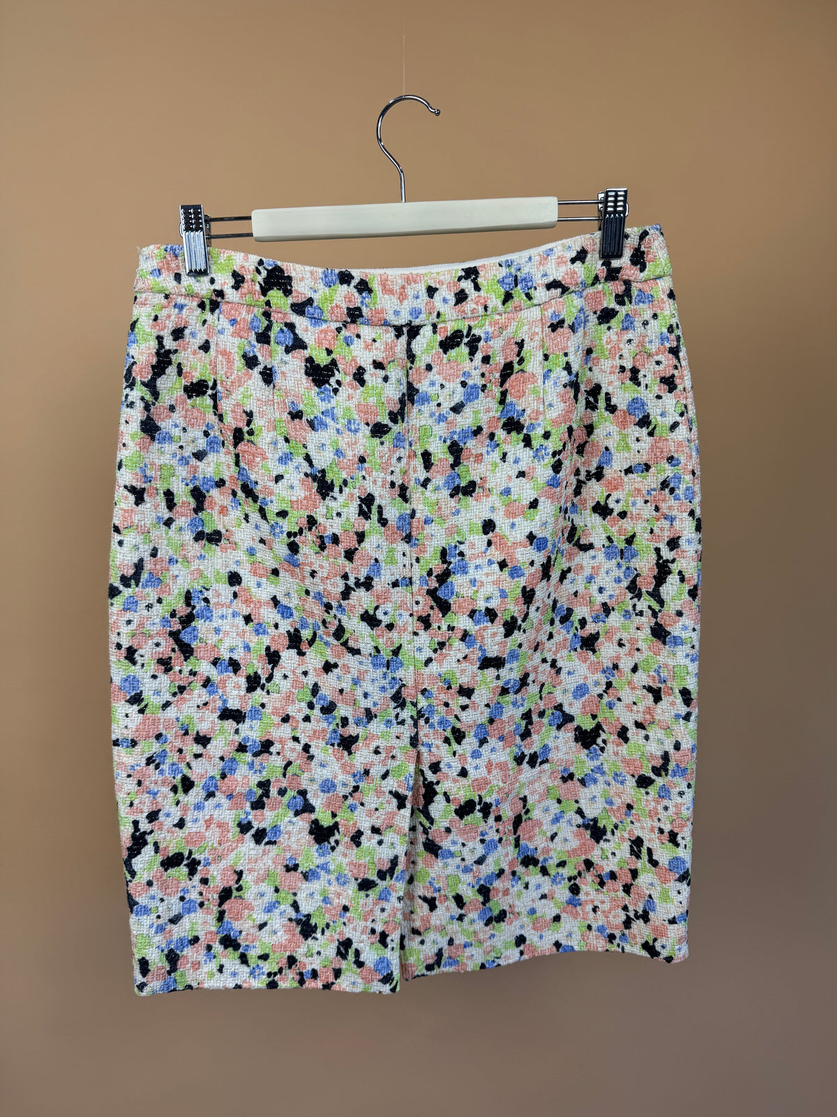 Moschino Micro Floral Sparkle Midi Skirt - 10