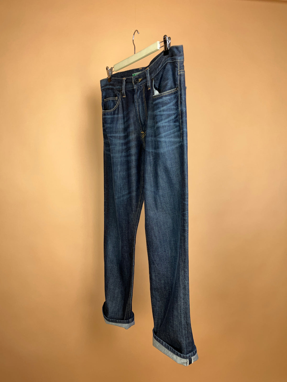 1990's Lacoste Navy Selvedge Denim - 32