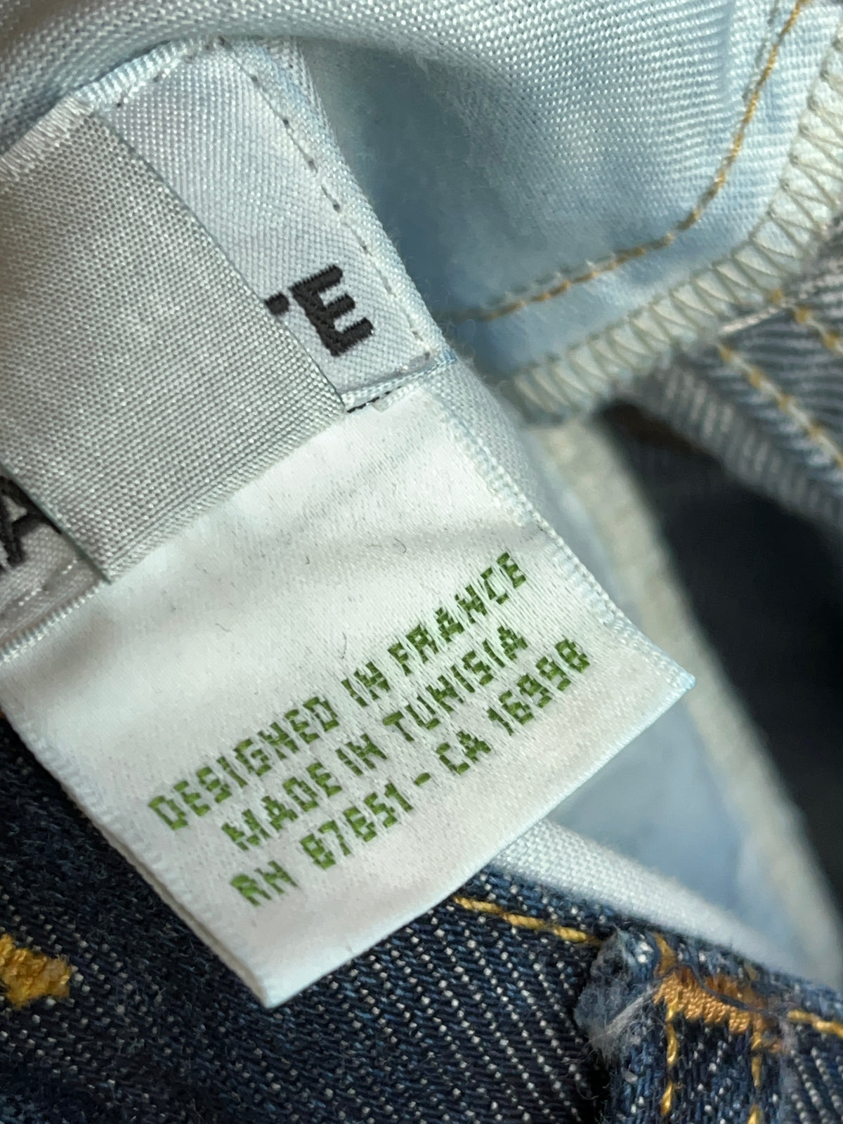 1990's Lacoste Navy Selvedge Denim - 32