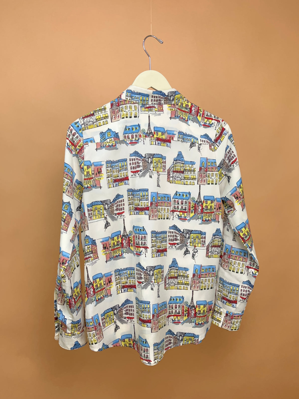 Y2K Karl Lagerfeld Hand-Drawn Parisian Blouse - 10