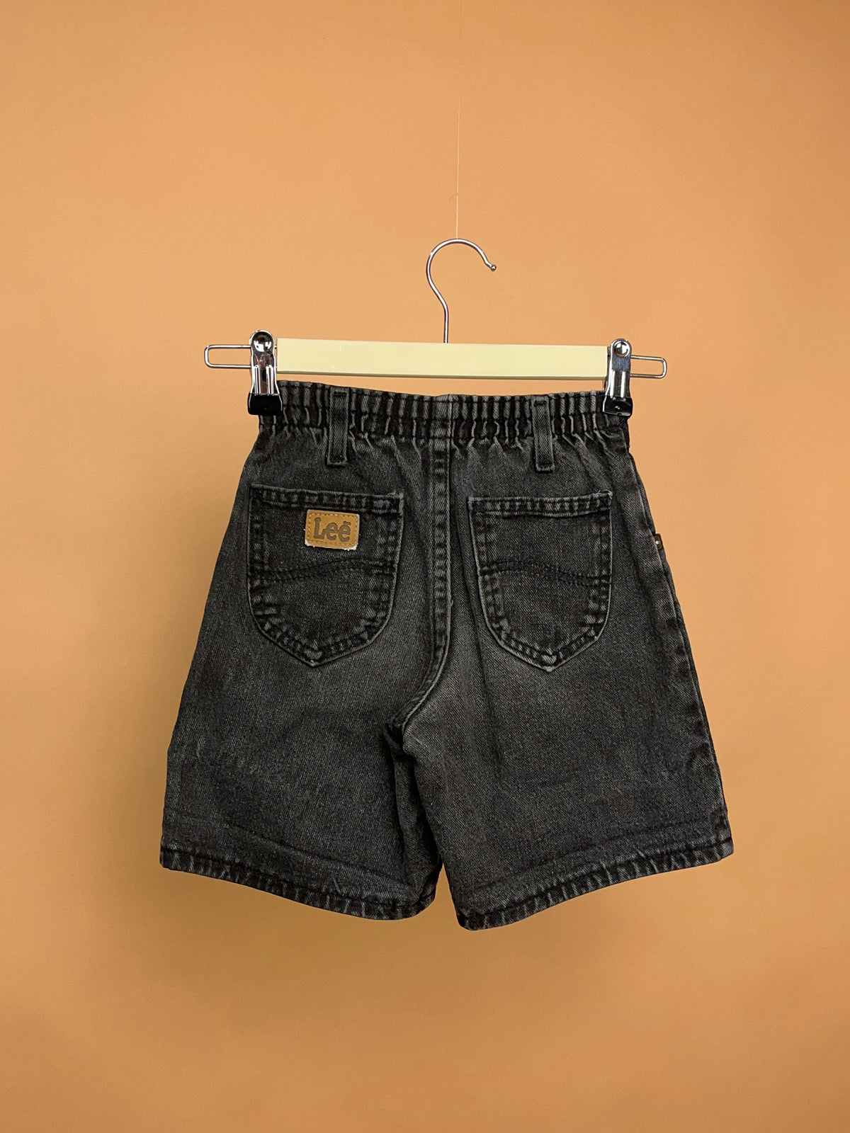 1990s Lee Black Denim Shorts - 3Y