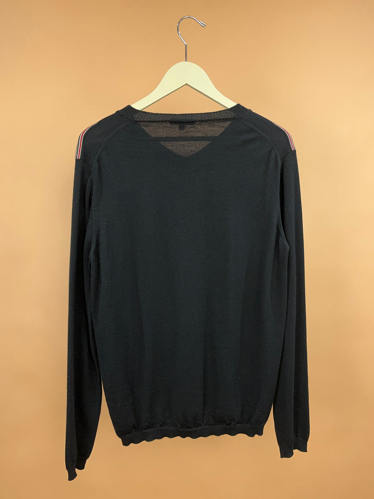Y2k Burberry London 'Made in Italy' Merino Wool Knit - L