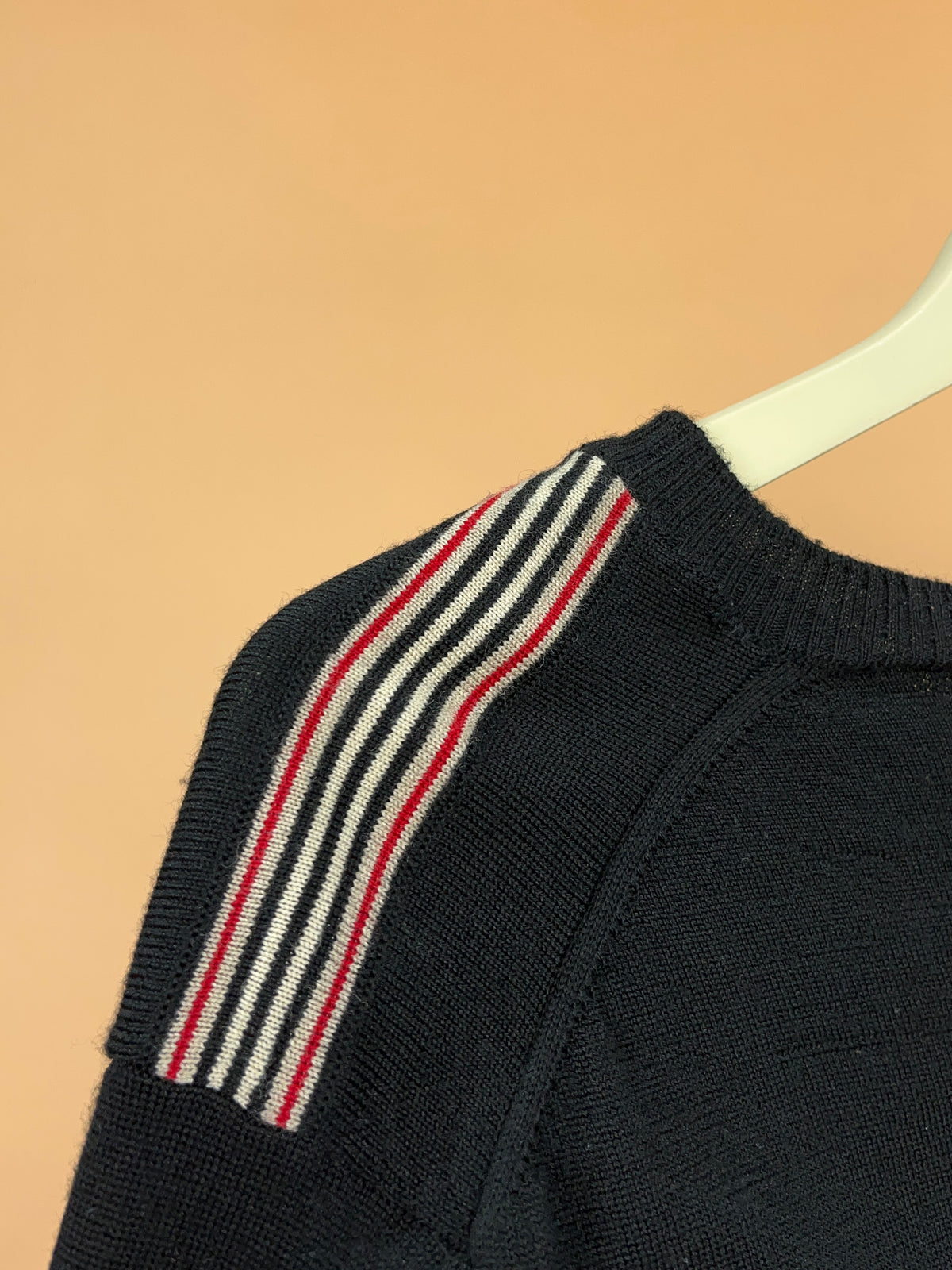 Y2k Burberry London 'Made in Italy' Merino Wool Knit - L