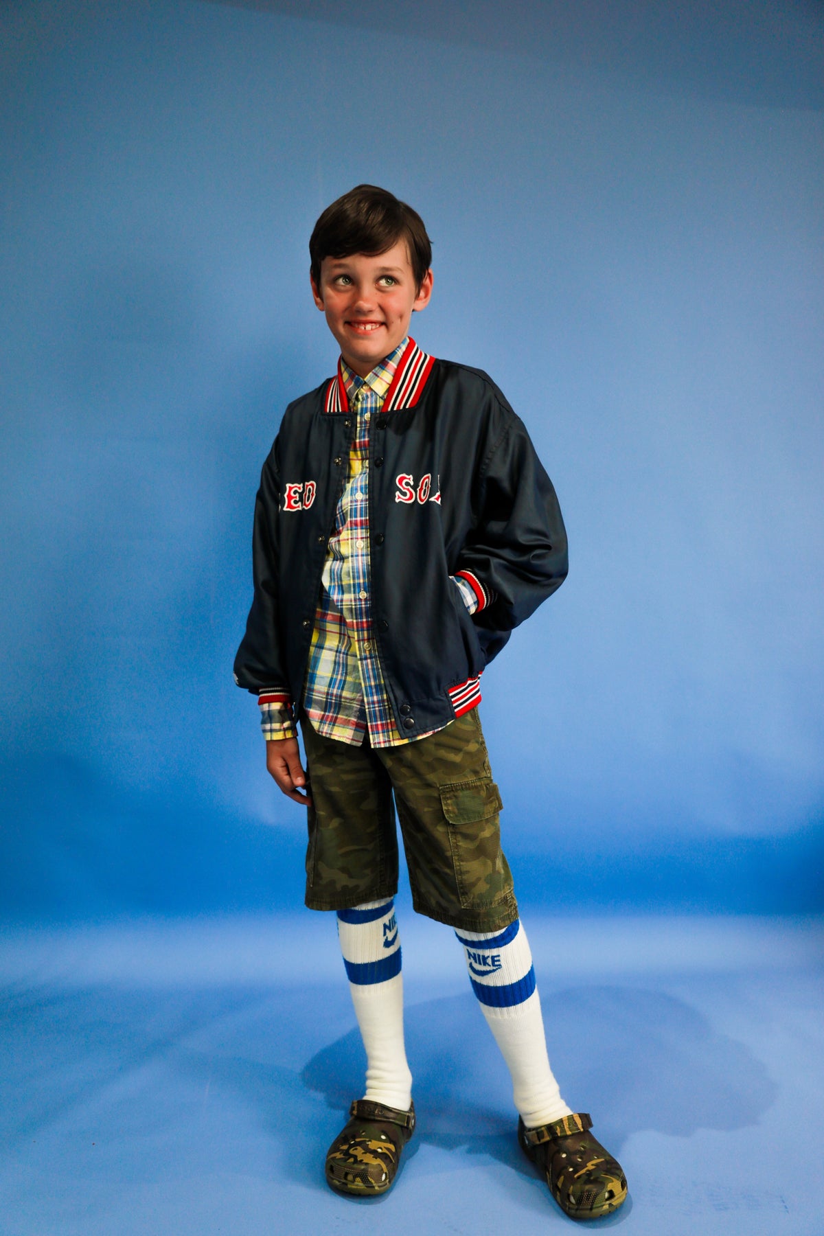 Y2K Levi's Camo Print Cargo Shorts - 10Y