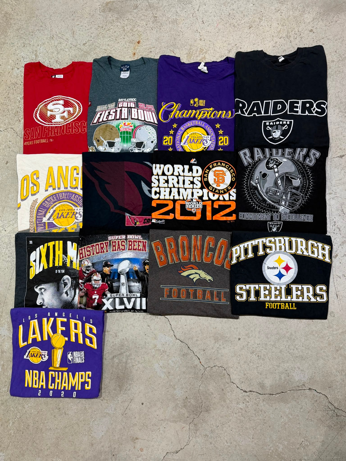 Pro Sport Vintage T-Shirt Bundle (13 tees)