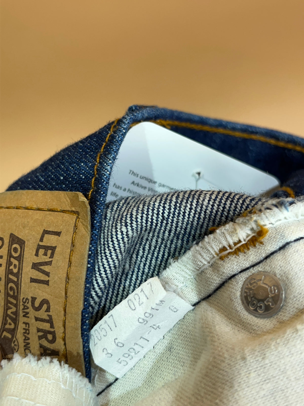 1986 Levi's 517 'Orange Tab' Made in USA Denim Jeans - 31"
