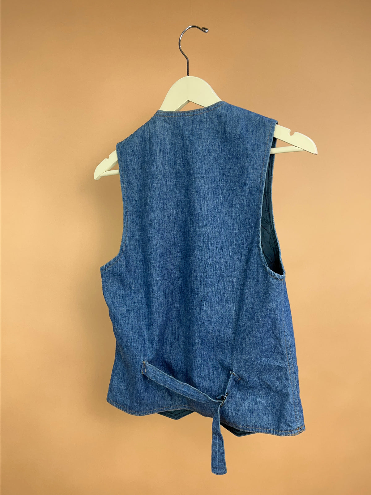 1970's Levi's Panatela Floral Denim Vest - M